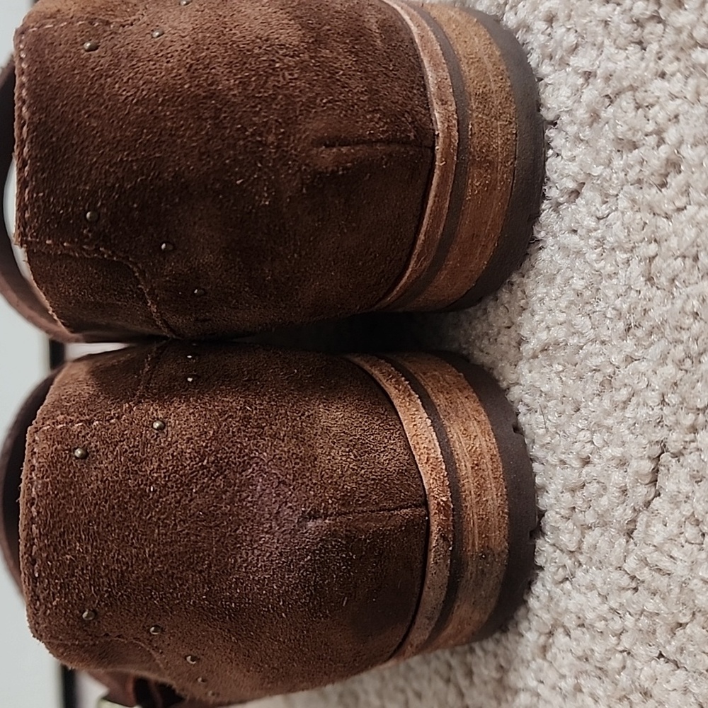 Kork-Ease Brown Suede Mary Janes - Picture 3 of 6